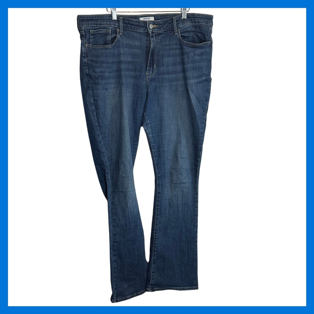 Denizen from Levi's Mens 18M W34 L32 Mid-Rise Bootcut Jeans Blue Medium Wash